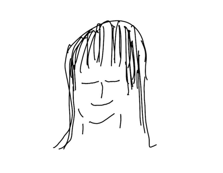 Un mio disegno improvvisato, di Toda Mariko, che ho usato per evitare immagini scaricate da Internet.