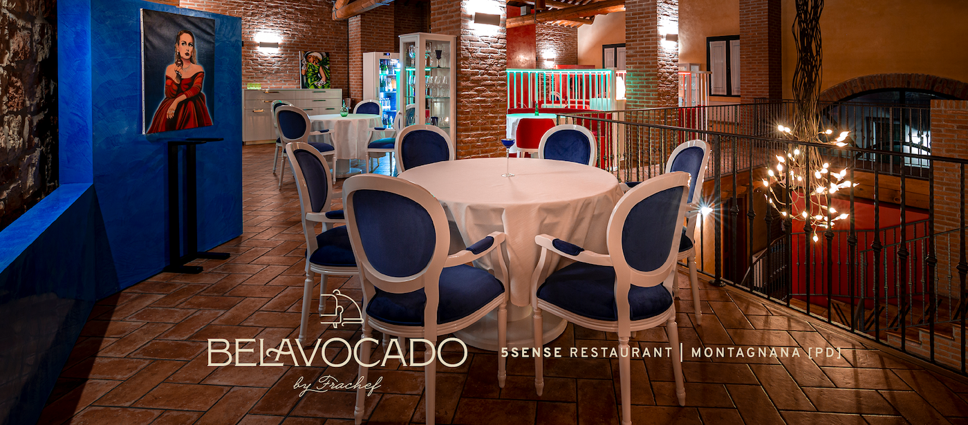 Una foto della sala, a rappresentazione del mio ristorante a Montagnana Belavocado by Frachef.