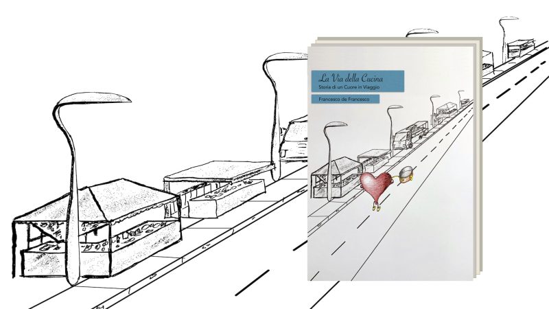 La copertina del libro La Via della Cucina, di Francesco de Francesco.