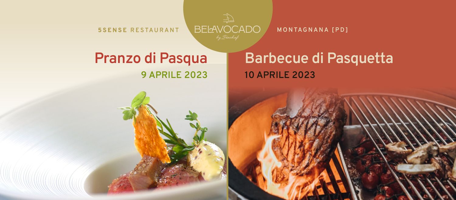 Vieni nel mio ristorante a Montagnana, il Belavocado by Frachef, a festeggiare Pasqua e Pasquetta 2023.