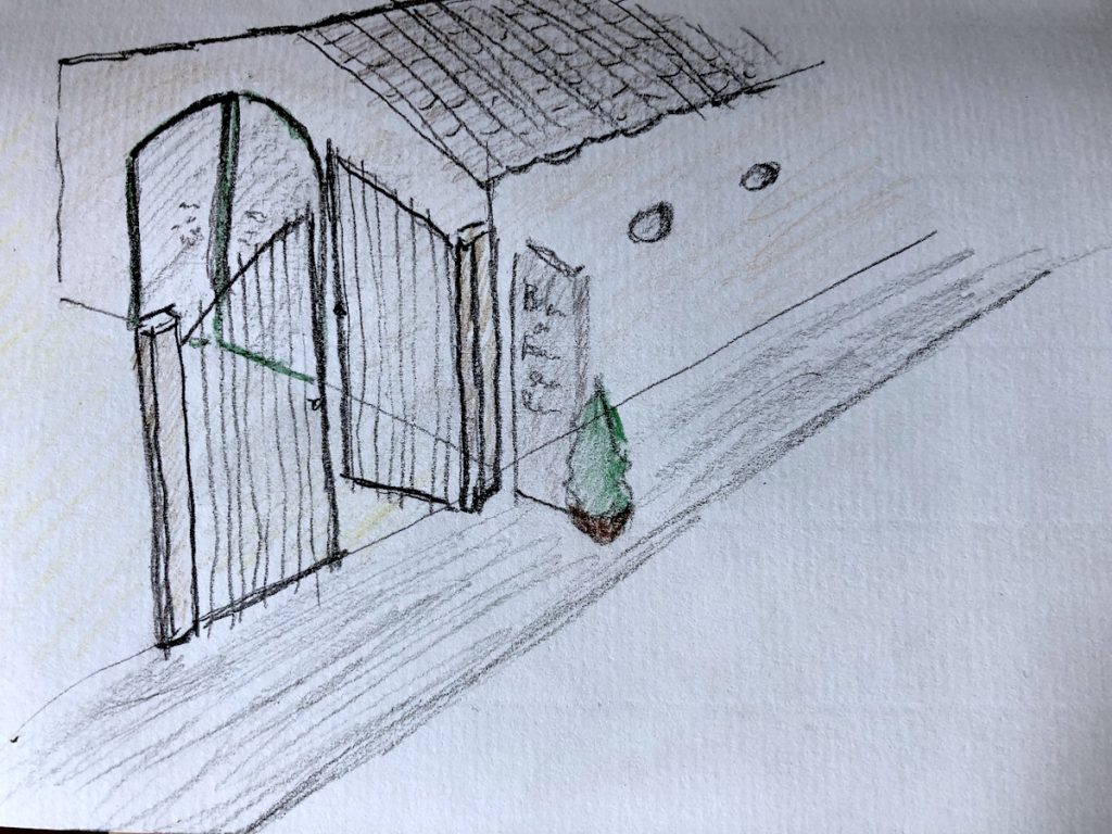 L'ingresso, punto di partenza del mio Sogno, il Belavocado.